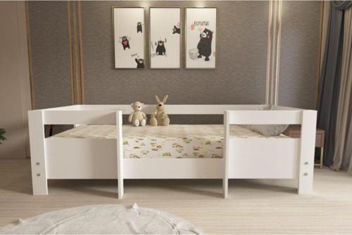 Herseycik Ninnimo Çocuk Beyaz Mdf 90X190 Yatak Uyumlu Karyola
