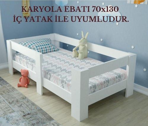 Montesorri 70X130 Yatak Uyumlu Mdf Beyaz Çocuk Karyola