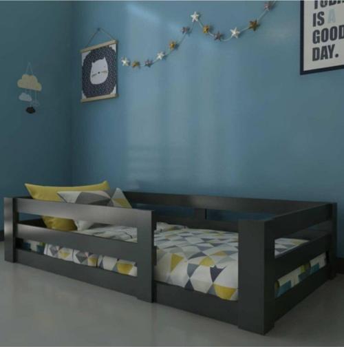Vega Montessori Suntalam Karyola Antrasit 90X190 Yatak Uyumlu K 2015