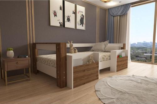 Montessori 90X190 Yatak Uyumlu Suntalam Karyola M1-12