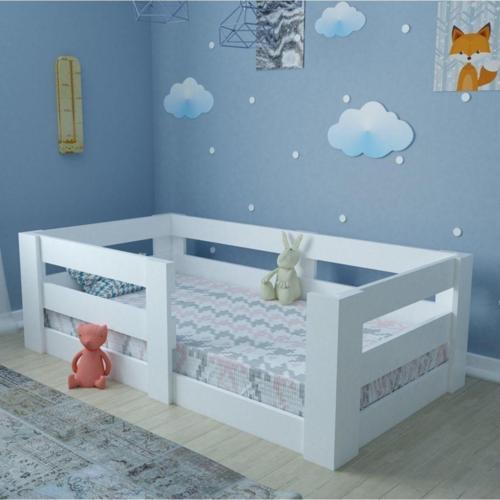 Montessori Beyaz Mdf Y19 70X130 Yatak Uyumlu Karyola