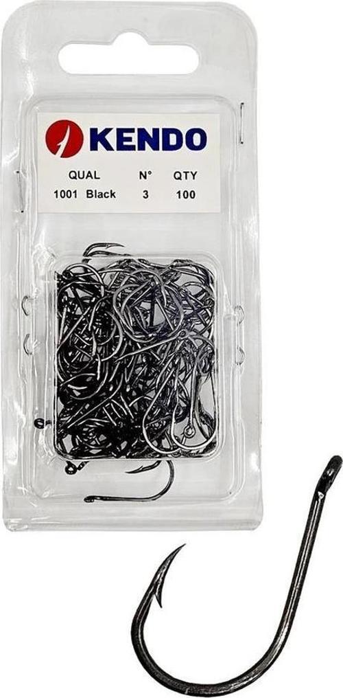1001 Black Nickle Halkalı İğne NO:2/0