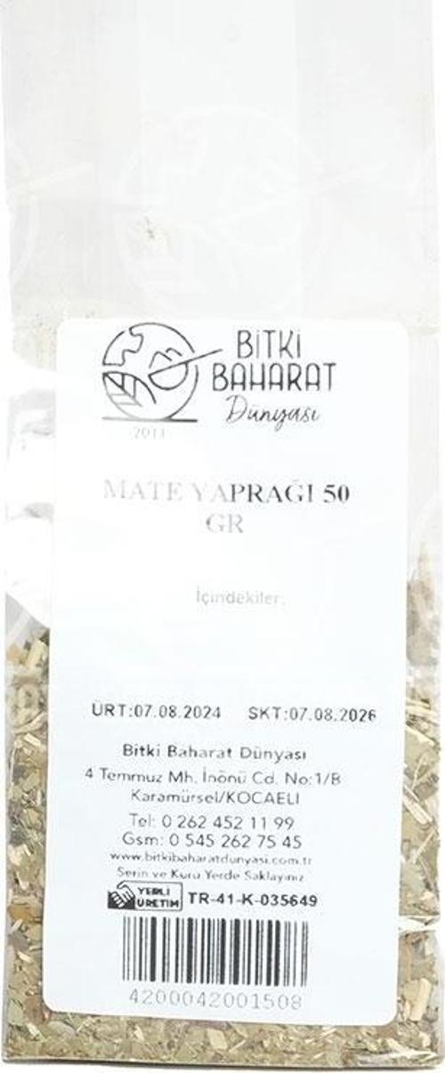 Mate Yaprağı 50 Gr
