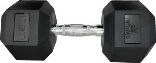 Hex Dambıl Kauçuk Altıgen Dambıl Hex Dumbbell 17.5 KG 1 Adet