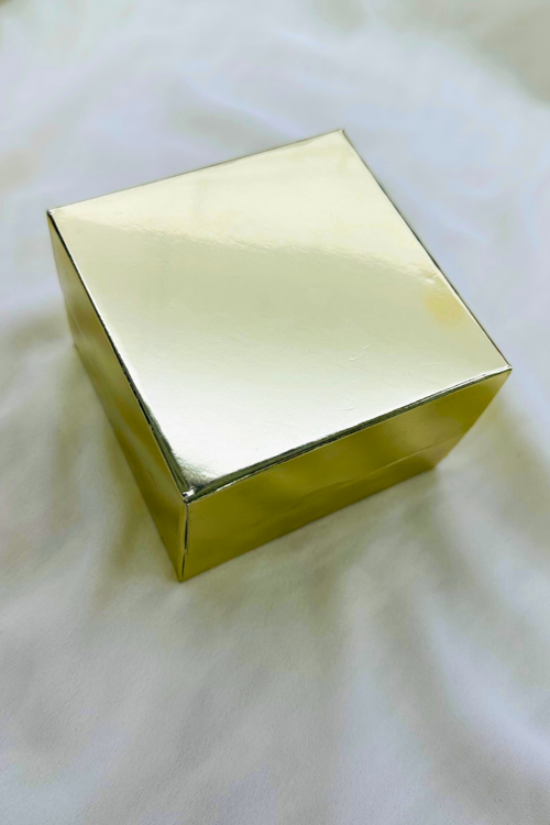 GOLD METALİZE HEDİYE KUTUSU