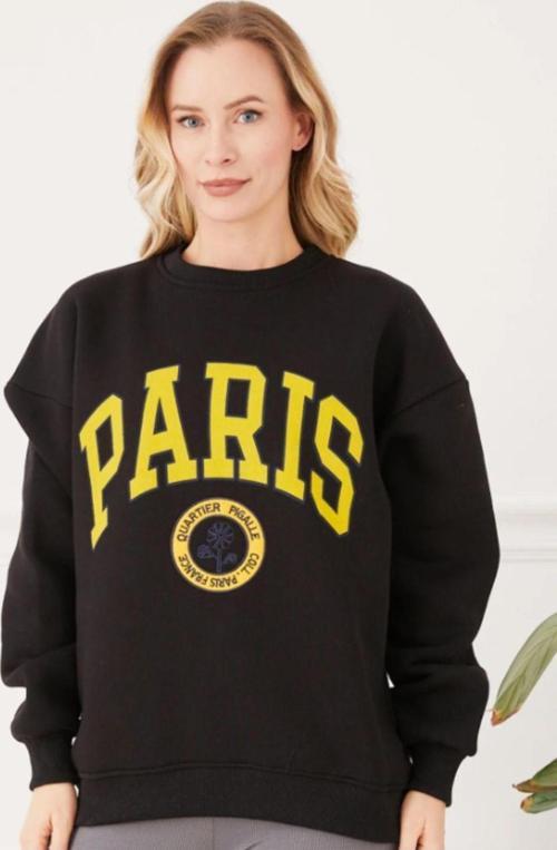 Paris Baskılı Sweatshirt