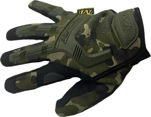 Mechanix Tam Parmak Taktik Eldiven, Darbe Emici İş Eldiveni, Dokunmatik Özellikli Motosiklet&Spor Eldiveni, Unisex  KAMUFLAJ-XL