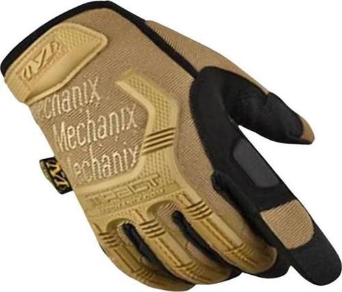 Mechanix Tam Parmak Taktik Eldiven, Darbe Emici İş Eldiveni, Dokunmatik Özellikli Motosiklet&Spor Eldiveni, Unisex  BEJ-L