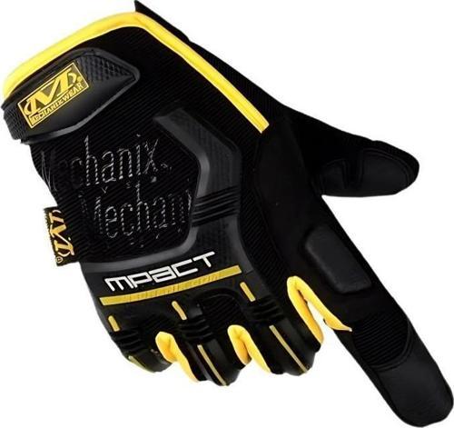 Mechanix Tam Parmak Taktik Eldiven, Darbe Emici İş Eldiveni, Dokunmatik Özellikli Motosiklet&Spor Eldiveni, Unisex  SARI-XL