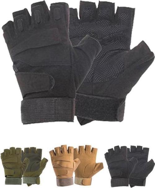 Erkek&Kadın Outdoor ve Taktik Eldiven Kesik Parmak