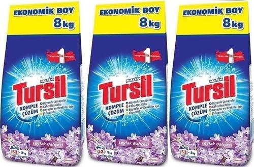 Matik Toz Çamaşır Deterjanı 24Kg Leylak Bahçesi (159 Yıkama) Renkli/Beyazlar (3Pk*8Kg)