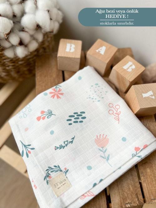 Müslin Bebek Örtüsü Müslin Battaniyesi Çok Amaçlı Müslin Örtü 75X85Cm