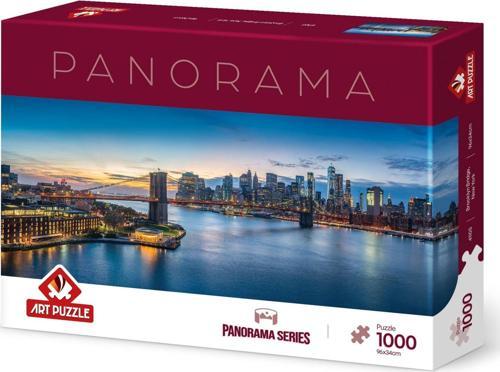 Brooklyn Bridge,New York 1000 Parça Panorama Puzzle
