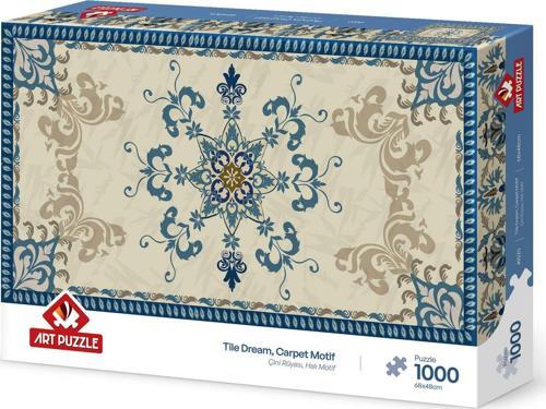 Çini Rüyası-Halı Motif 1000 Parça Puzzle