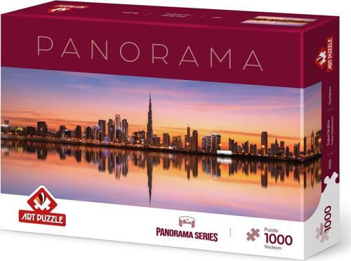 Dubai Skyline 1000 Parça Panorama Puzzle