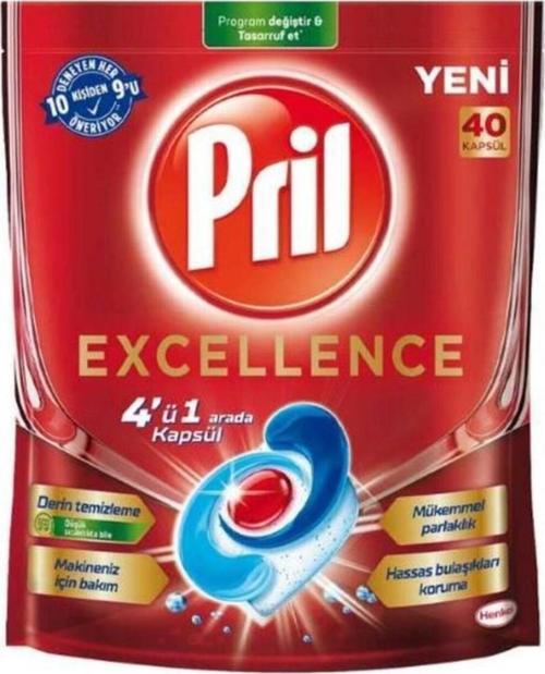 Excellence 4'Ü 1 Arada Bulaşık Makinesi Tableti 40'Lı