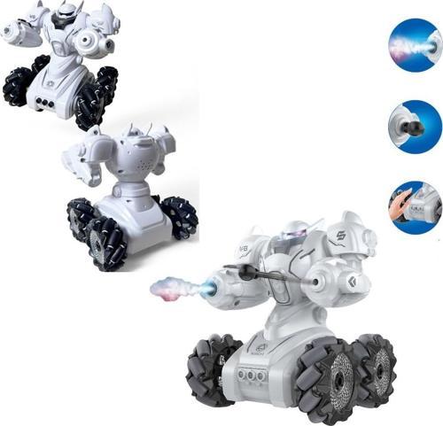 Kumandalı Işıklı Mermi Ve Buhar Atan Full Fonksiyon Robot Araba