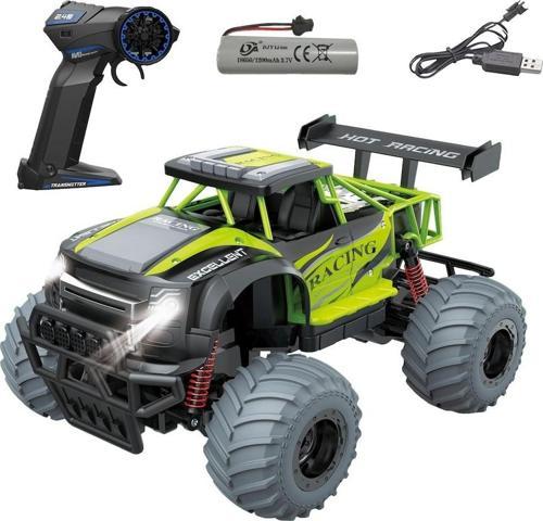 Uzaktan Kumandalı Full Fonksiyon 1:14 Şarjlı 2.4G Off-Road Araba Yeşil