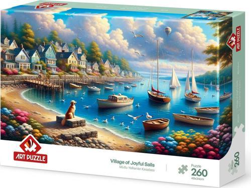 Mutlu Yelkenler Kasabası 260 Parça Puzzle
