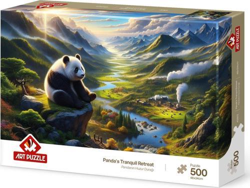 Pandanın Huzur Durağı 500 Parça Puzzle