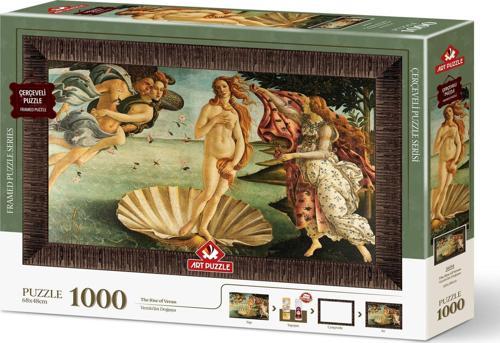 Venüs'Ün Doğuşu,Sandro Bottıcellı 1000 Parça Çerçeveli Puzzle