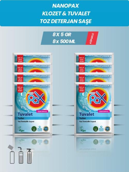 8 ADET KLOZET & TUVALET TOZ DETERJAN (ULTRA KONSANTRE)