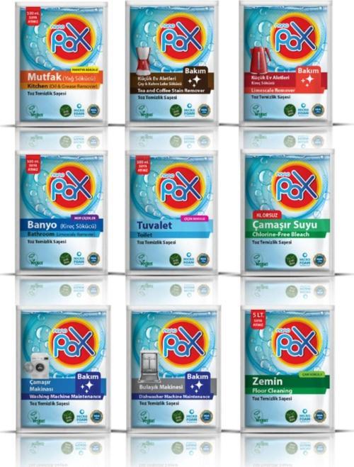 DENEME SETİ 9 ADET TOZ TEMİZLİK SAŞESİ (ULTRA KONSANTRE)