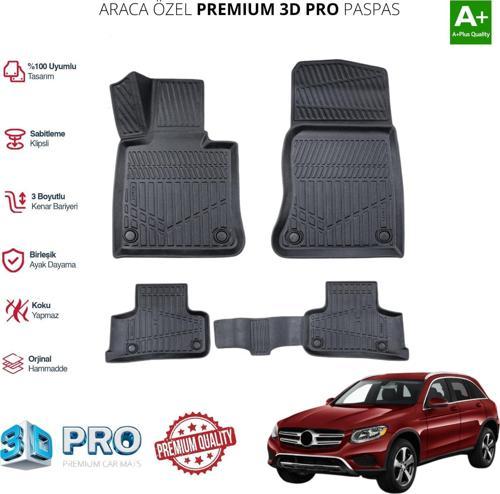 MERCEDES GLC ARACA ÖZEL 3D PASPAS 2015 2016 2017 2018 2019 2020 2021 2022 2023