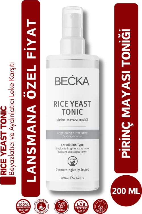 Pirinç Mayası Beyazlatıcı Aydınlatıcı Leke Karşıtı Tonik 200 ml