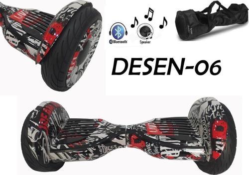 10"İnch Smart Scooter Elektrikli Kaykay Hoverboard  Samsung BT.+Bluetooth+Çanta 2 YIL GARANTİ