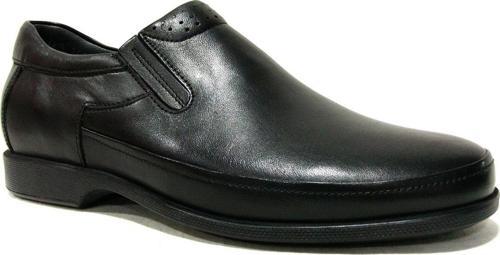 Siyah Bağcıksız Comfort Hakiki Deri Erkek Ayakkabı