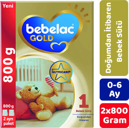 Gold 1 Bebek Sütü 800 gr 2'li Paket