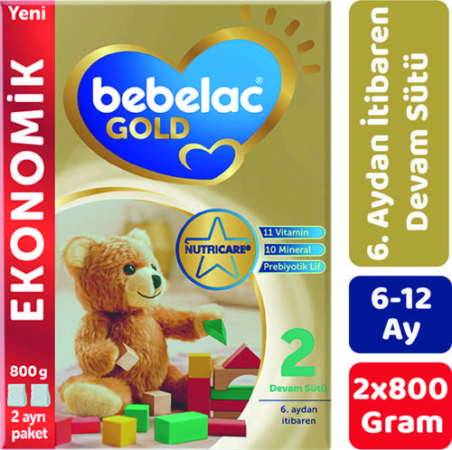 Gold 2 Çocuk Devam Sütü 800 gr 2'li Paket