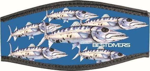 BESTDIVERS Maske Arkalığı BARRACUDA Neopren, Velkrolu