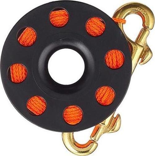 Makara Mini Reel 30 mt, DR03O, Turuncu İpli