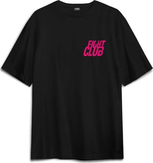 Fight Club Film Tyler Durden Sırt Ön Baskılı Oversize Tişört Unisex T-Shirt