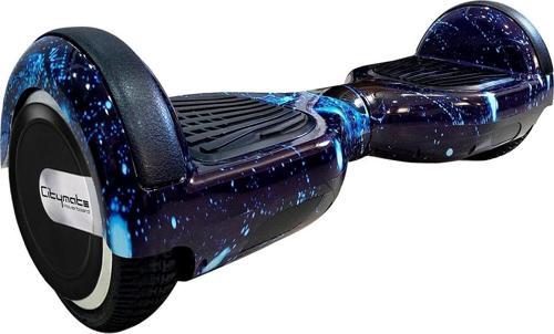 Elektrikli Kaykay Hoverboard 6.5 Inch Gökyüzü Grafity Desenli Akıllı - Çanta