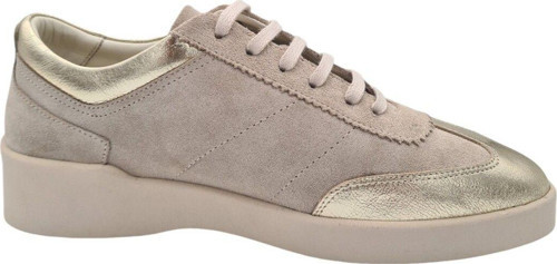 Gerçek Deri Günlük Kadın Sneakers Altın 36