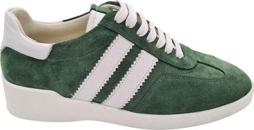 Hakiki Deri Kadın Sneakers - Şıklık Ve Rahatlık Bir Arada! Yeşil 38