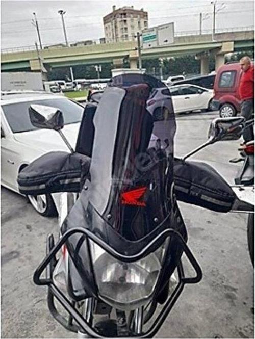 Honda Cbf 150 Ön Sıperlık Camı On Cam Uzun Tur Cami (Koyu Siyah)