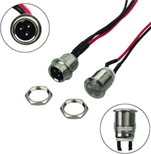 Speedygo Hoverboard - Elektrikli Kaykay Power Düğmesi Ve Şarj Yuvası Seti