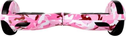 Pembe Elektrikli Kaykay Hoverboard Grafity Desenli Kasa 05