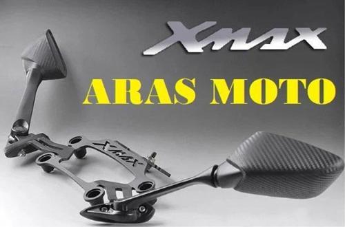 Xmax Katlanır Ayna Bağlantı Barı Seti (Yan Ayna Aparatı) 2018-2022 Telefon Tutucu Destekli -
