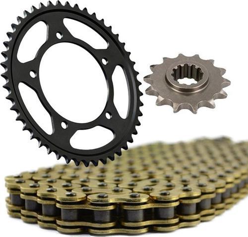 Kawasaki Ninja 250R Zincir Dişli Seti Oringli 520 Gold Zincir 14T-43T