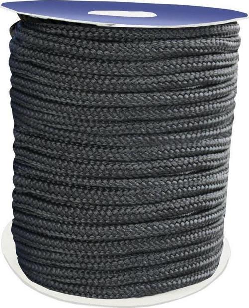 Bağlama Halatı-İki Burgulu-16 Kollu-, 8mm, Pol, K. siyah
