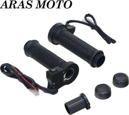 Motosiklet Ve Atv Elcik Isıtma 2 Kademeli Hot Grip Marka İyi Kalite -