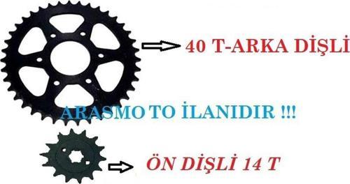 Bajaj Pulsar Ns 200-Rs 200 Ön Arka Dişli Takımı (Arka 40 T-Ön 14 T )