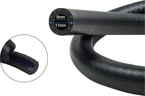 5Mmx11Mm İçten Örgülü Lpg/Cng Benzin Hortumu Nbr (Nitril) 1Metre
