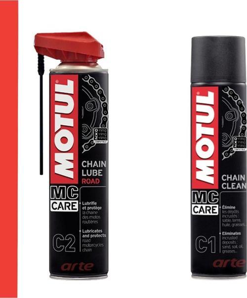 C2 C1 Zincir Yağı Zincir Temizleme Spreyi 400 Ml Chain Lube Road