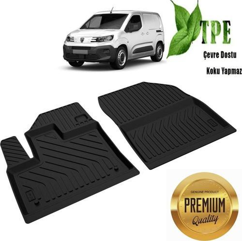 Peugeot Partner Panelvan Van Havuzlu Paspas Ön Iki Parça 2019 2020 2021 2022 2023 2024 Kokusuz